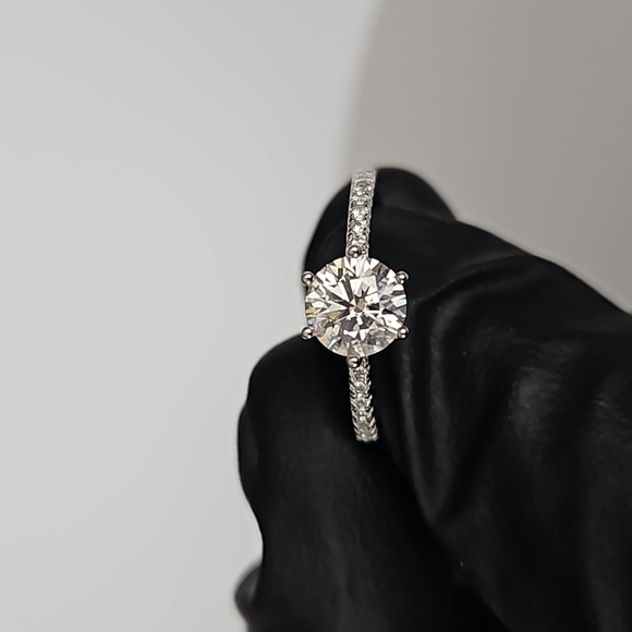 Jewelry | 1ct Moissanite 6 Prong Ring | Poshmark